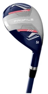 Wilson Profile Ladies set golf da donna, LLH + borsa carrello, navy/oro rosa/argento