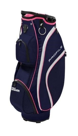 Wilson Profile Ladies set golf da donna, LLH + borsa carrello, navy/oro rosa/argento