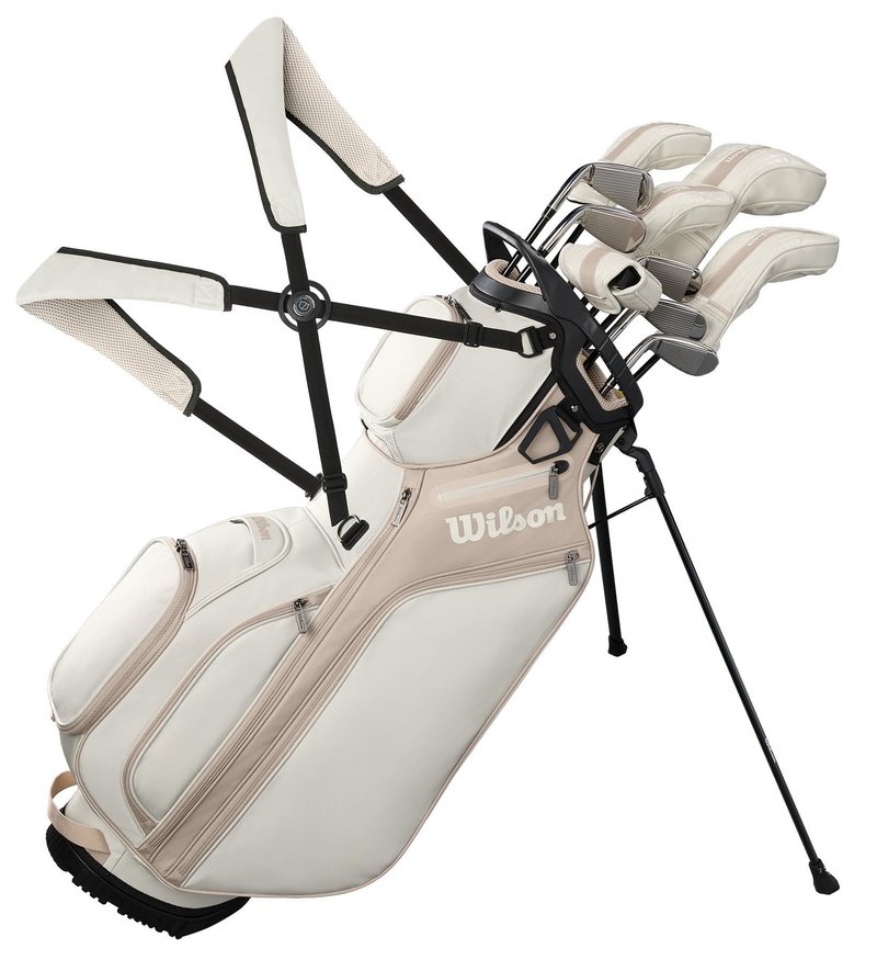 Wilson Aurora set golf da donna (grafite), mancina + sacca stand