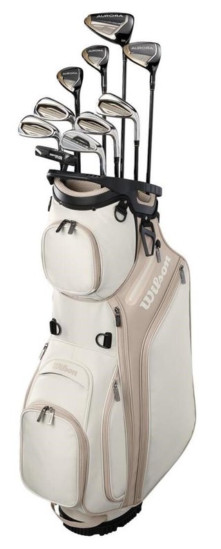 Wilson Aurora set golf da donna (grafite), mancina + sacca stand