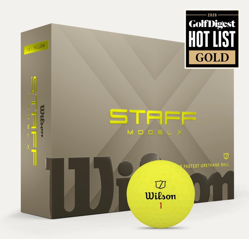 Wilson Staff Model X palline da golf 2026, gialle