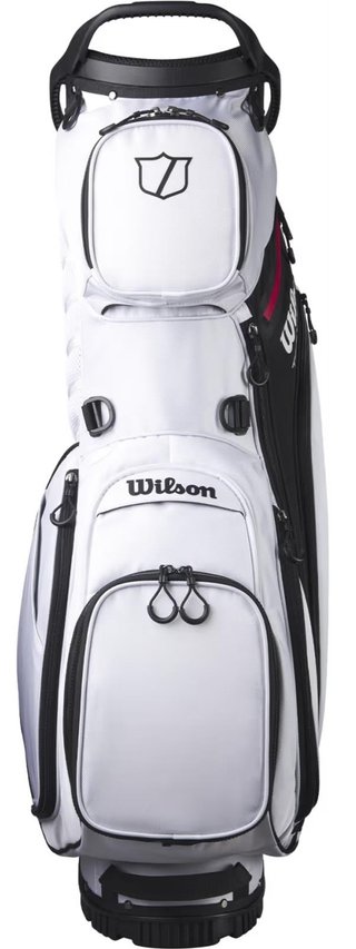 Wilson Talus 14 stand bag, bianco/nero