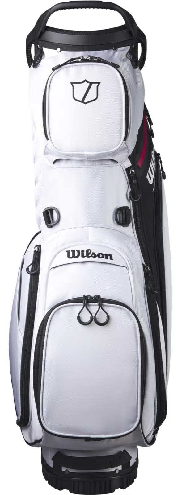 Wilson Talus 14 stand bag, bianco/nero