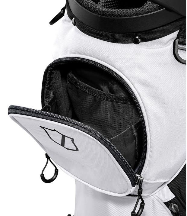 Wilson Talus 14 stand bag, bianco/nero