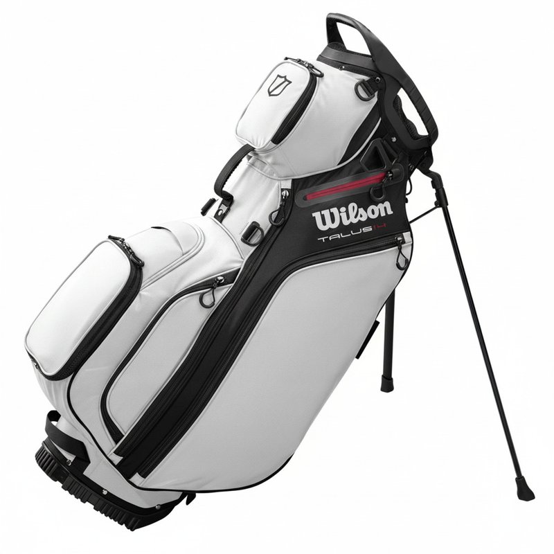 Wilson Talus 14 stand bag, bianco/nero