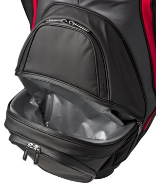 Wilson Alpine Dry cart bag, nero/grigio/rosso