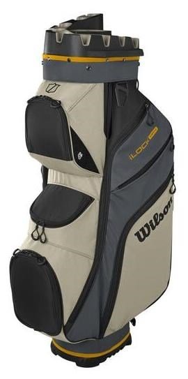 Wilson I-Lock Dry cart bag, grigio/khaki/arancione
