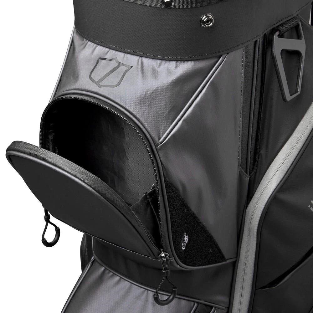 Wilson I-Lock Dry cart bag, grigio/khaki/arancione