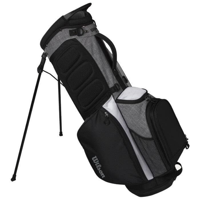 Wilson Feather stand bag, nero/grigio/bianco