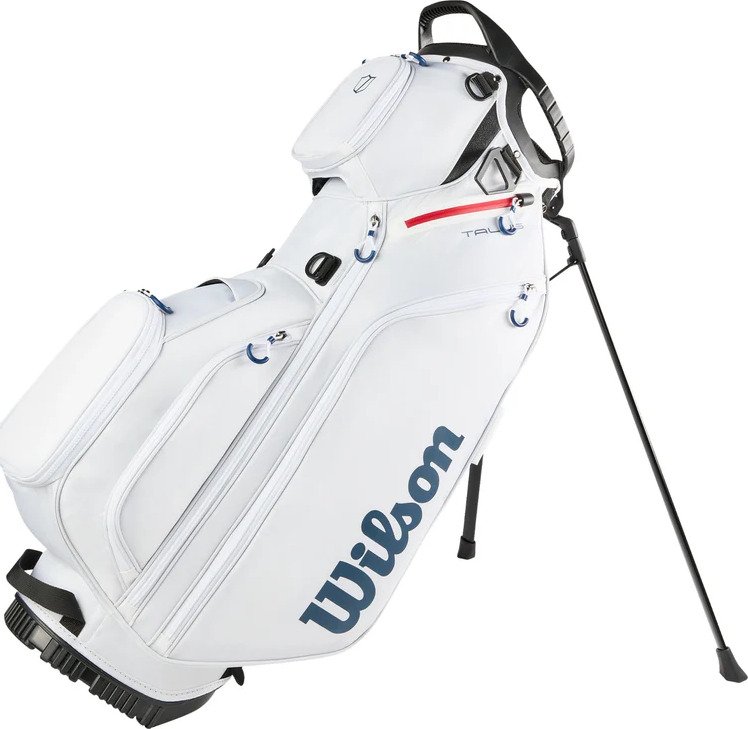 Wilson Talus 5 stand bag, bianco/rosso/blu