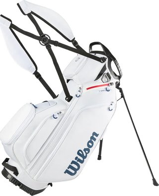 Wilson Talus 5 stand bag, bianco/rosso/blu