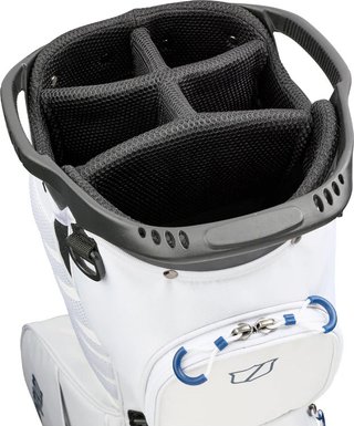 Wilson Talus 5 stand bag, bianco/rosso/blu