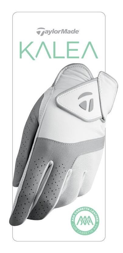 TaylorMade Kalea guanto da golf donna, grigio/bianco