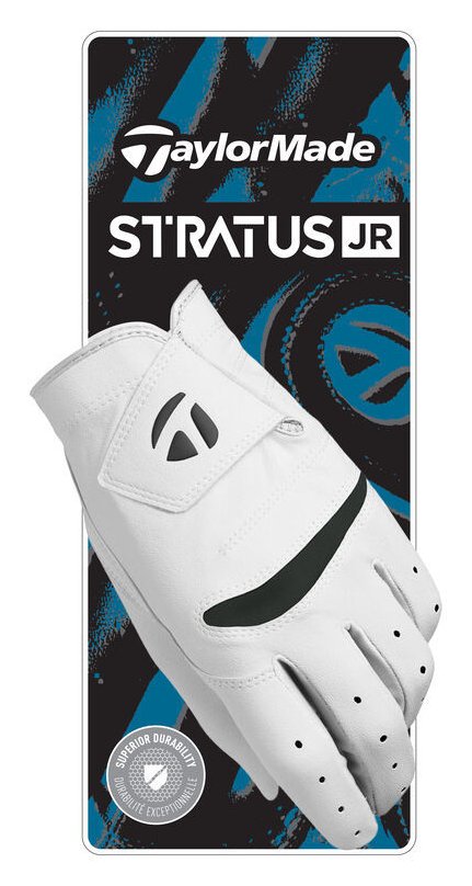 TaylorMade Stratus junior guanto da golf, bianco