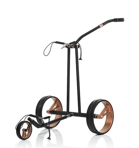 JuCad Phantom Titan Black on Black Rosé 3.0 carrello elettrico, rosé