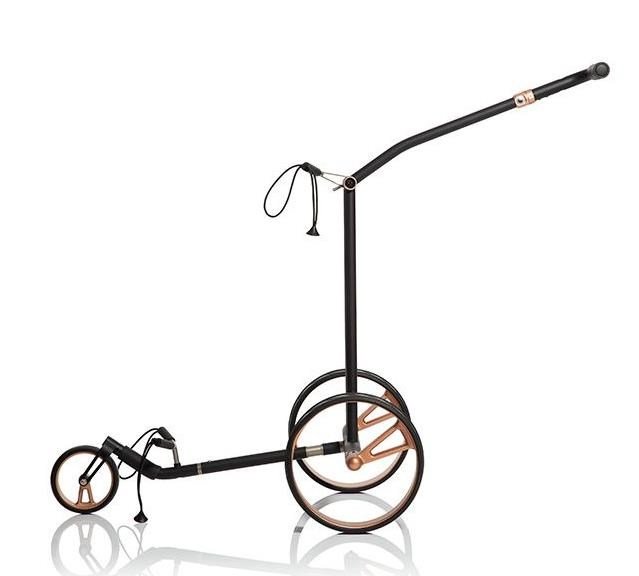JuCad Phantom Titan Black on Black Rosé 3.0 carrello elettrico, rosé