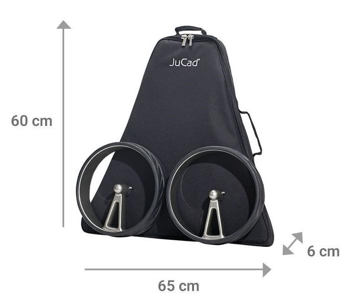 JuCad Phantom Titan Black on Black Rosé 3.0 carrello elettrico, rosé