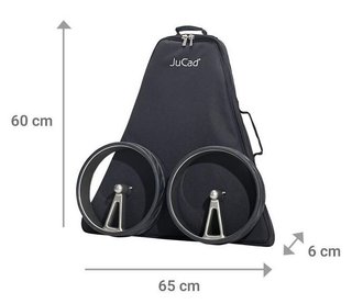 JuCad Phantom Titan Black on Black Rosé 3.0 carrello elettrico, rosé