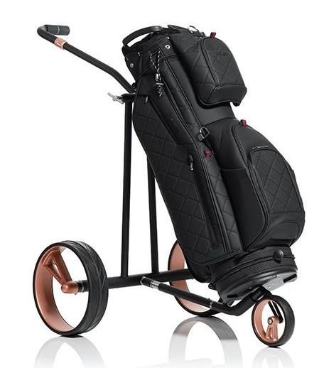 JuCad Phantom Titan Black on Black Rosé 3.0 carrello elettrico, rosé