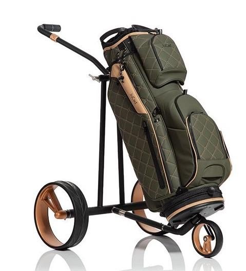 JuCad Phantom Titan Black on Black Rosé 3.0 carrello elettrico, rosé