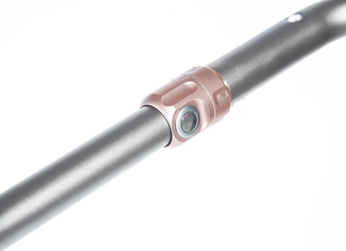 JuCad Phantom Titan Rosé eX 3.0 carrello elettrico + borsa, rosa