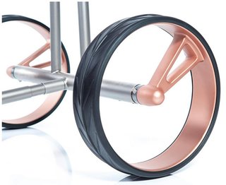 JuCad Phantom Titan Rosé eX 3.0 carrello elettrico + borsa, rosa