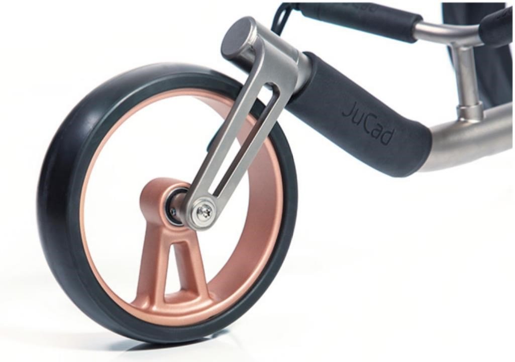 JuCad Phantom Titan Rosé eX 3.0 carrello elettrico + borsa, rosa