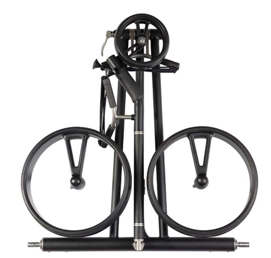 JuCad Phantom Titan Black on Black 3.0 carrello elettrico + borsa, titanium