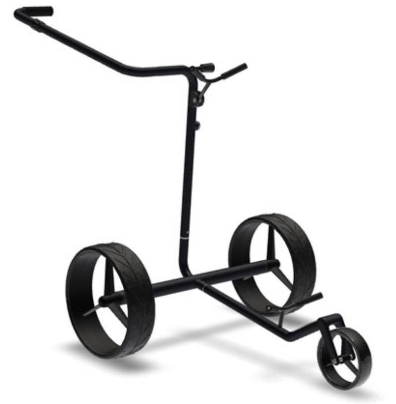 JuCad Phantom Titan Black on Black 3.0 carrello elettrico + borsa, titanium