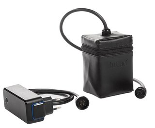 JuCad Phantom Titan Black on Black 3.0 carrello elettrico + borsa, titanium
