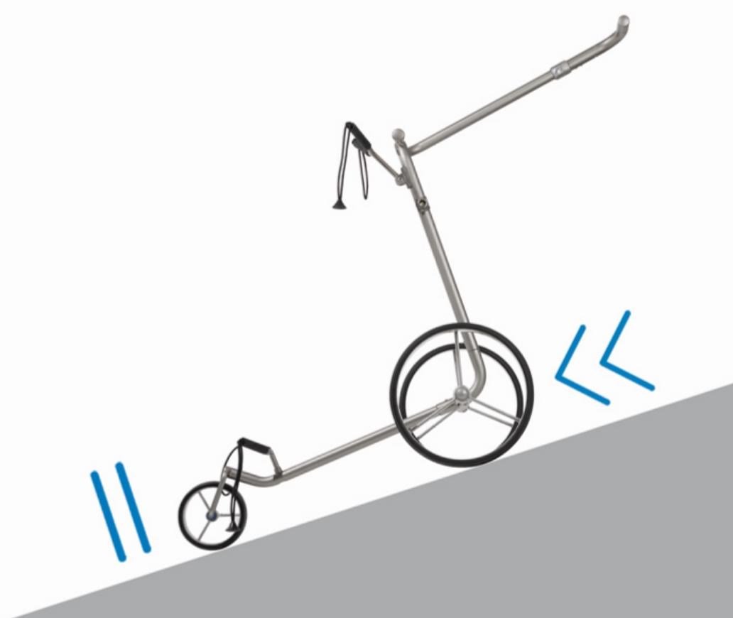 JuCad Phantom Titan 3.0 carrello elettrico, titanium