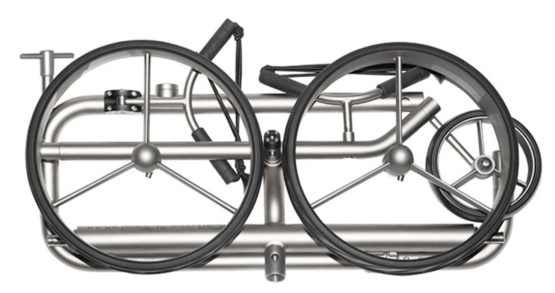 JuCad drive SL Titan Travel 3.0 carrello elettrico, titanium