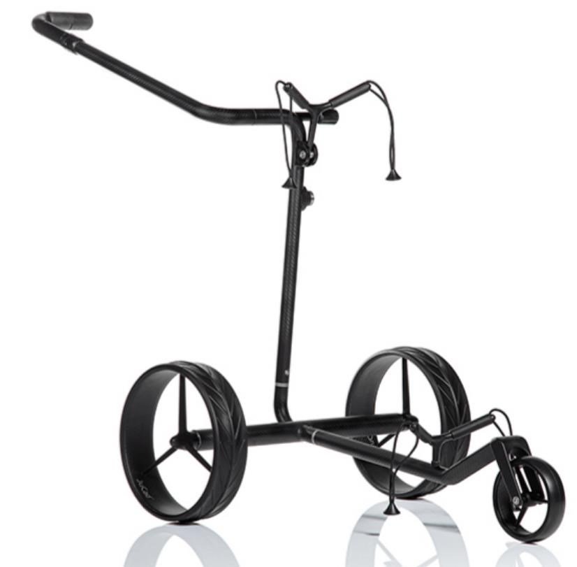 JuCad Carbon Travel Nero SV 3.0 carrello elettrico, nero