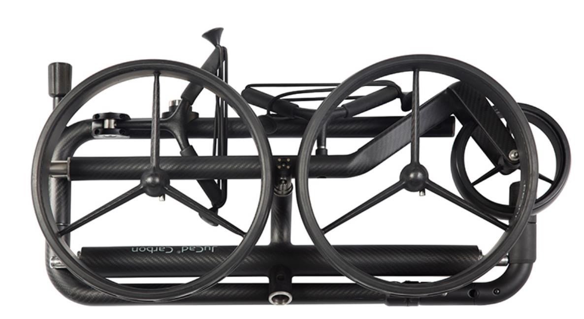 JuCad Carbon Travel Nero SV 3.0 carrello elettrico, nero