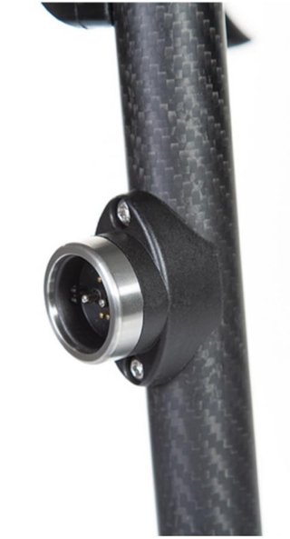 JuCad Carbon Travel Nero SV 3.0 carrello elettrico, nero