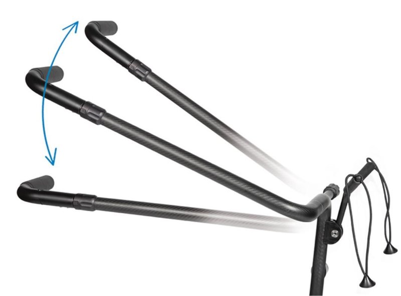 JuCad Carbon Travel Nero SV 3.0 carrello elettrico, nero