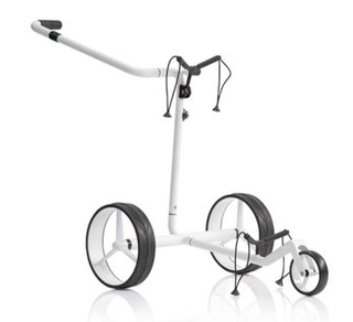 JuCad Carbon Travel Bianco SV 3.0 carrello elettrico, bianco