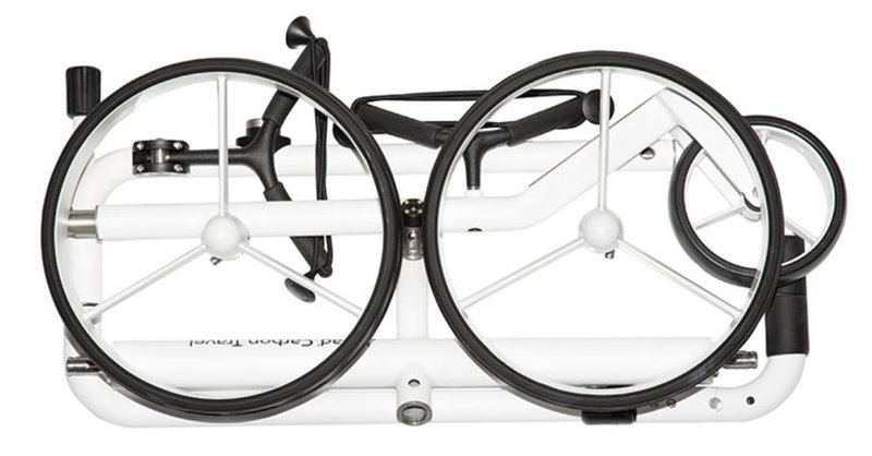 JuCad Carbon Travel Bianco SV 3.0 carrello elettrico, bianco