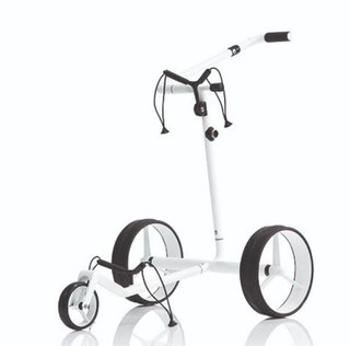 JuCad Carbon Travel Bianco SV 3.0 carrello elettrico, bianco