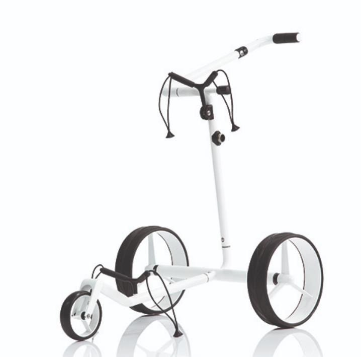 JuCad Carbon Travel Bianco SV 3.0 carrello elettrico, bianco