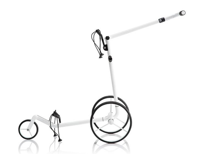 JuCad Carbon Travel Bianco SV 3.0 carrello elettrico, bianco