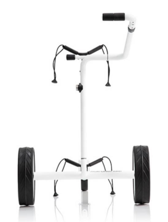 JuCad Carbon Travel Bianco SV 3.0 carrello elettrico, bianco