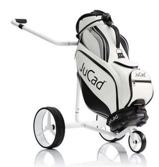 JuCad Carbon Travel Bianco SV 3.0 carrello elettrico, bianco