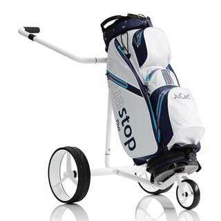 JuCad Carbon Travel Bianco SV 3.0 carrello elettrico, bianco