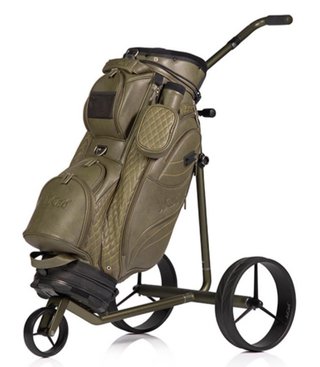 JuCad Carbon Travel Verde Black 3.0 carrello elettrico, verde black