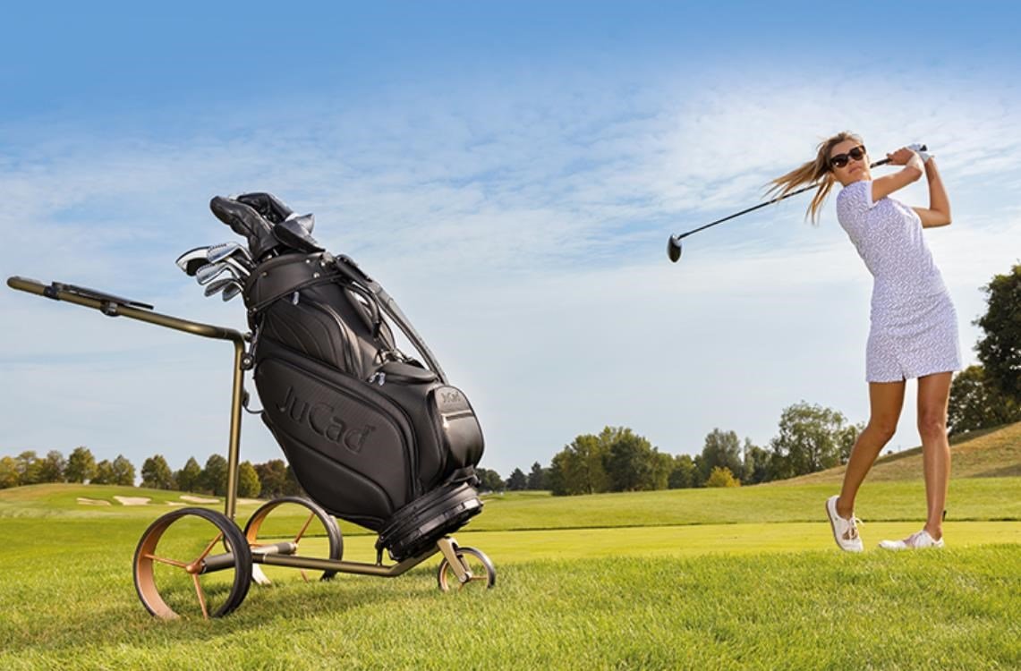 JuCad Carbon Travel Verde Rosé 3.0 carrello elettrico, rosé