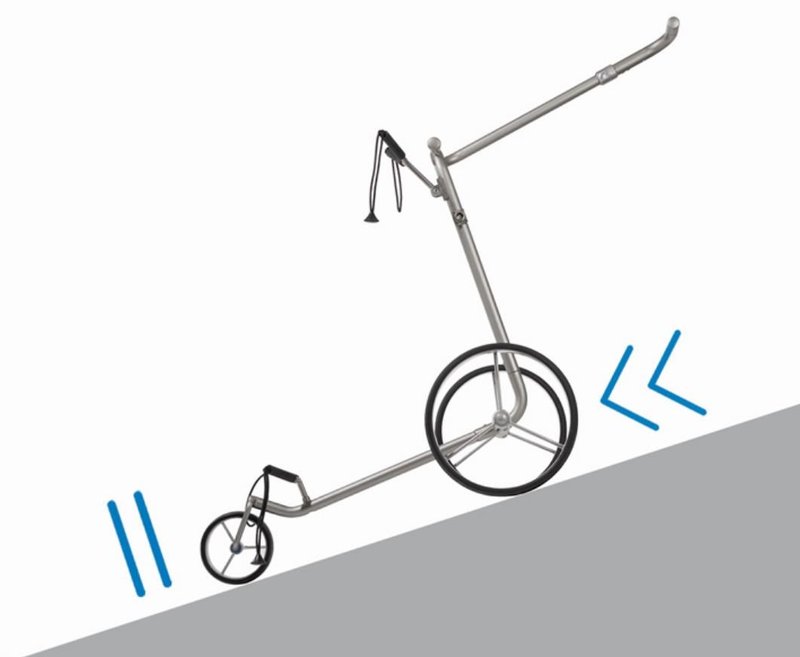 JuCad Carbon Travel Verde Rosé 3.0 carrello elettrico, rosé