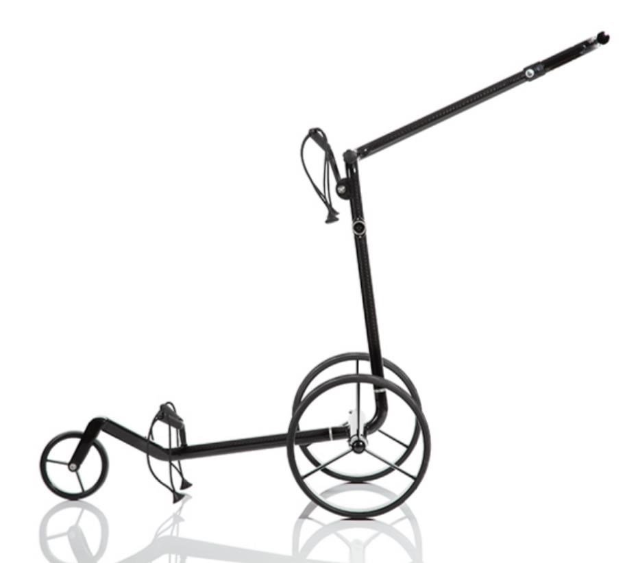 JuCad Carbon Travel 3.0 carrello elettrico, nero