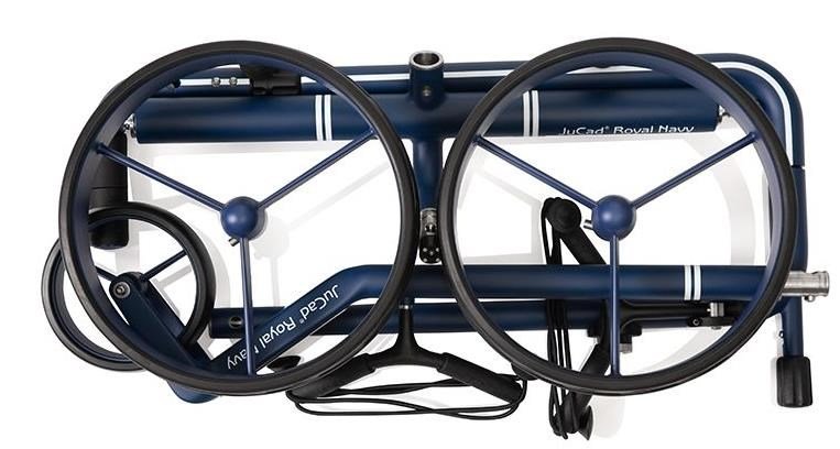 JuCad Carbon Travel Royal Navy 3.0 carrello elettrico, blu