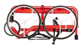 JuCad Carbon Travel Royal Rosso 3.0 carrello elettrico, rosso